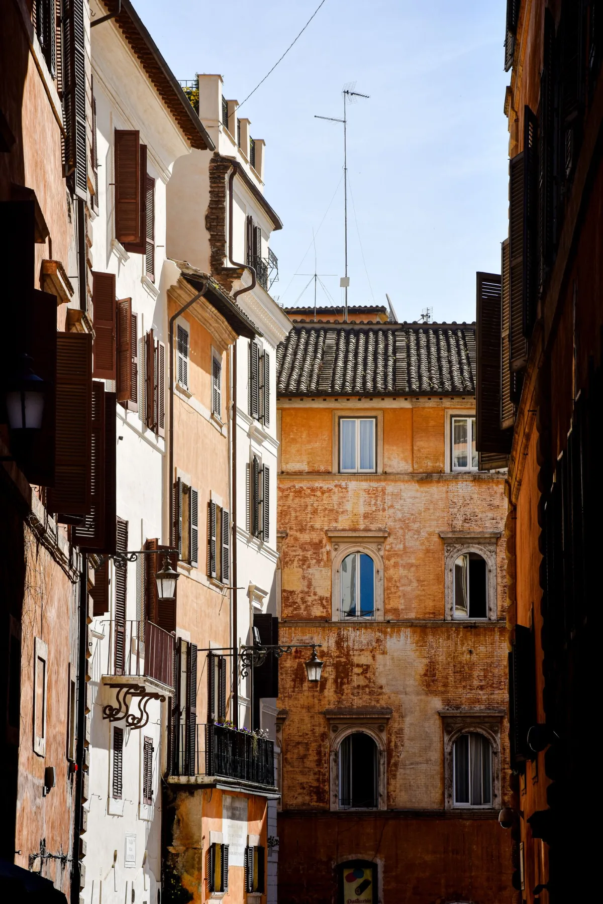 A characterful street in Trastevere, Rome